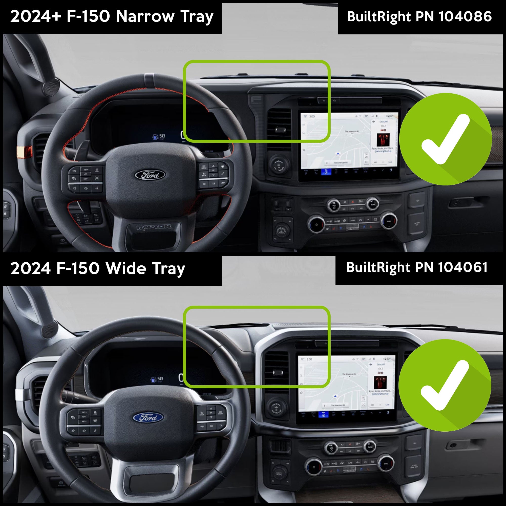 Dash Mount | Ford F-150 & Raptor (2024+) - Apollo Off-Road
