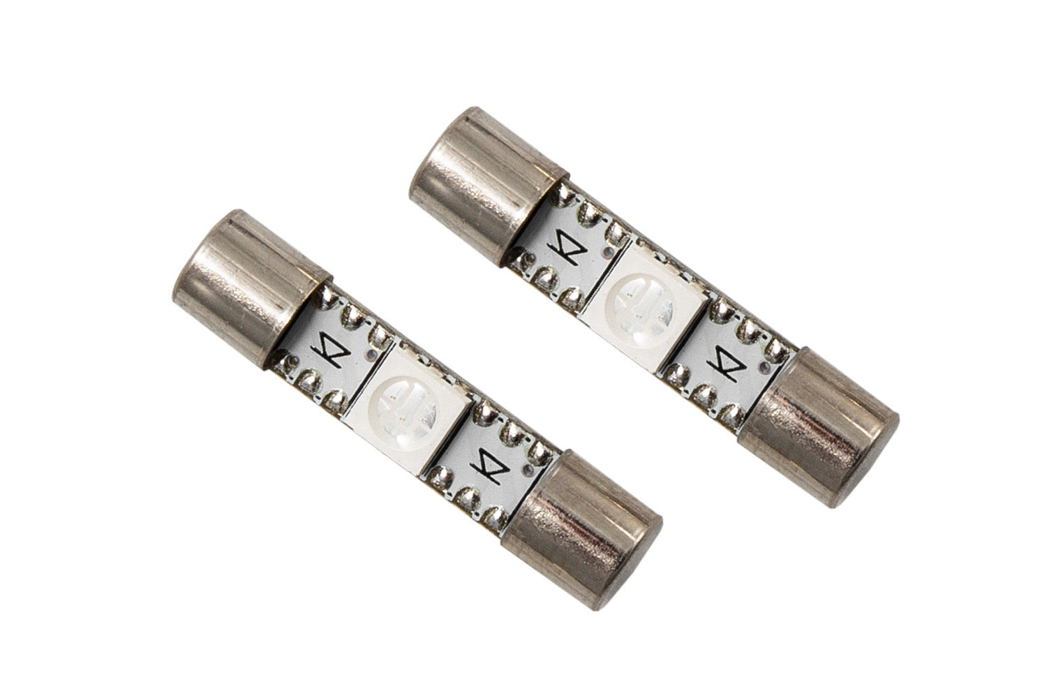 Diode Dynamics 28mm SMF1 LED Green (pair)