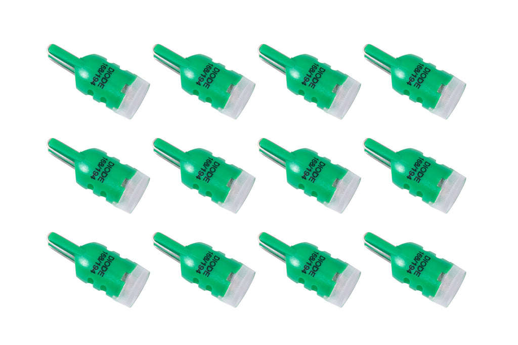Diode Dynamics 194 HP3 LED Green (twelve)