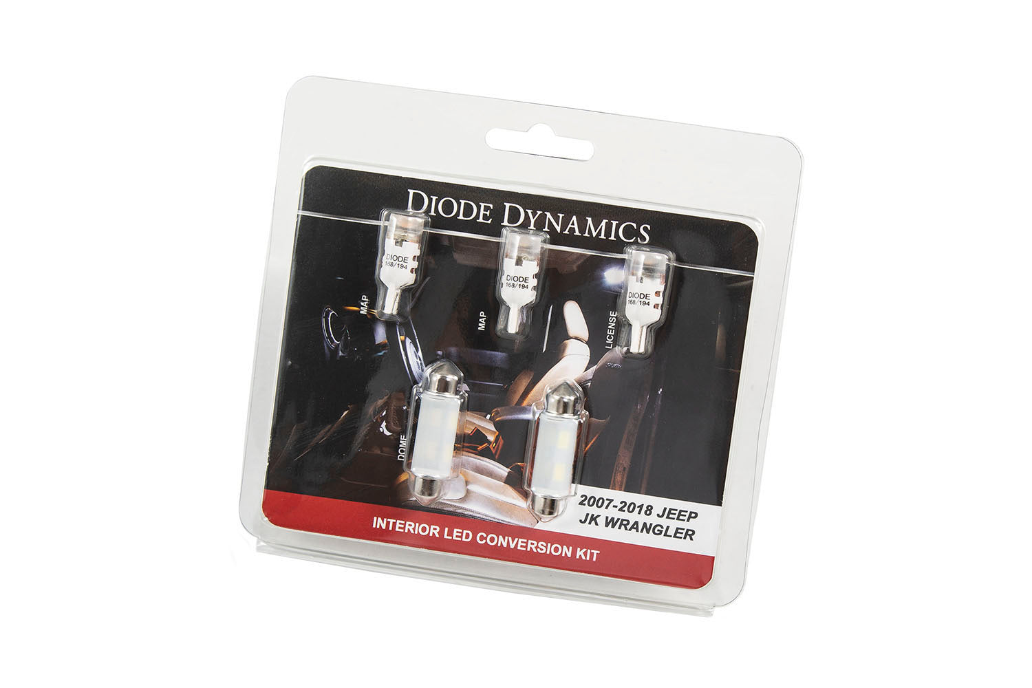 Diode Dynamics Wrangler JK 4dr Interior Kit - Stage 2 Cool White