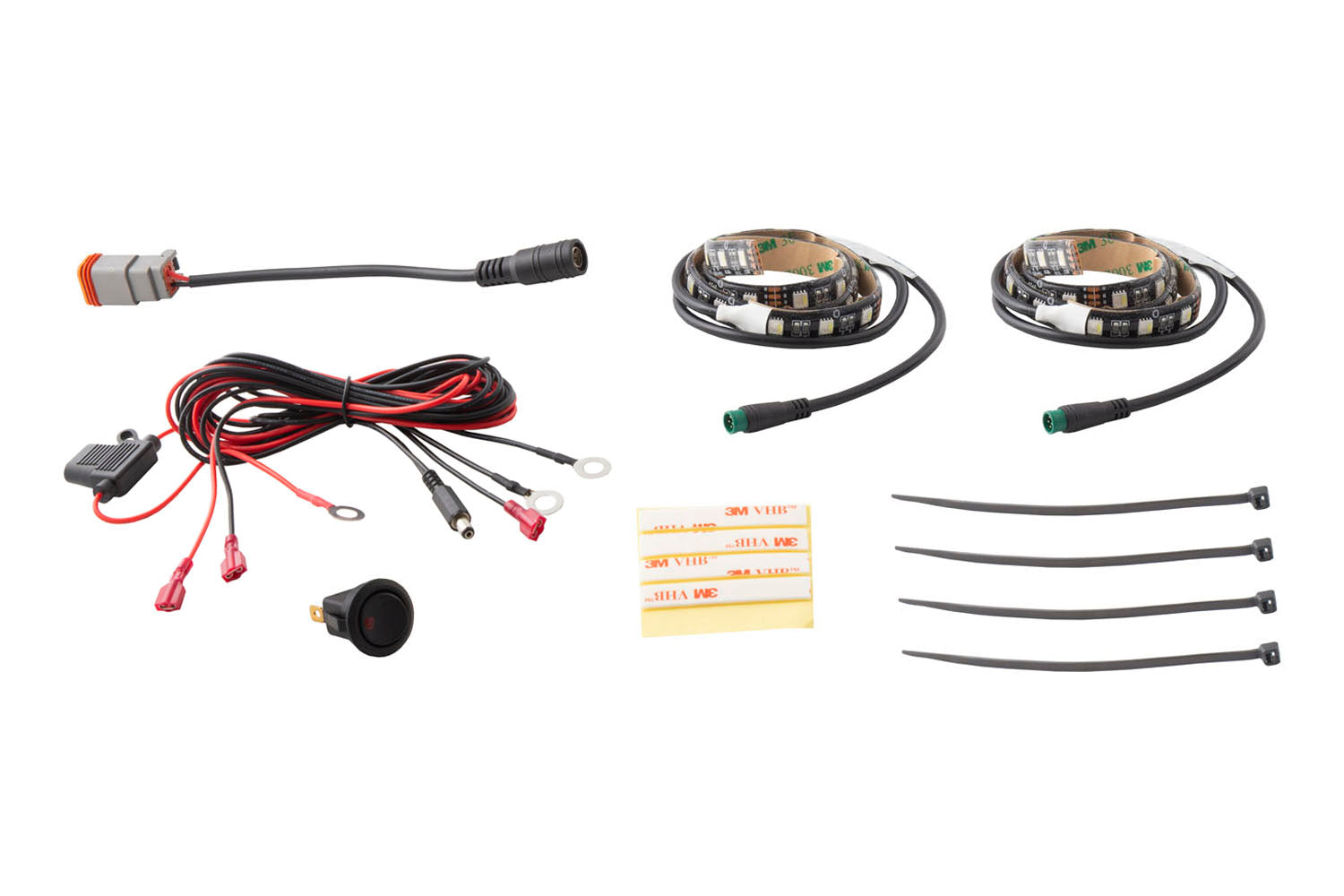 Diode Dynamics RGBW Grille Strip Kit 2pc