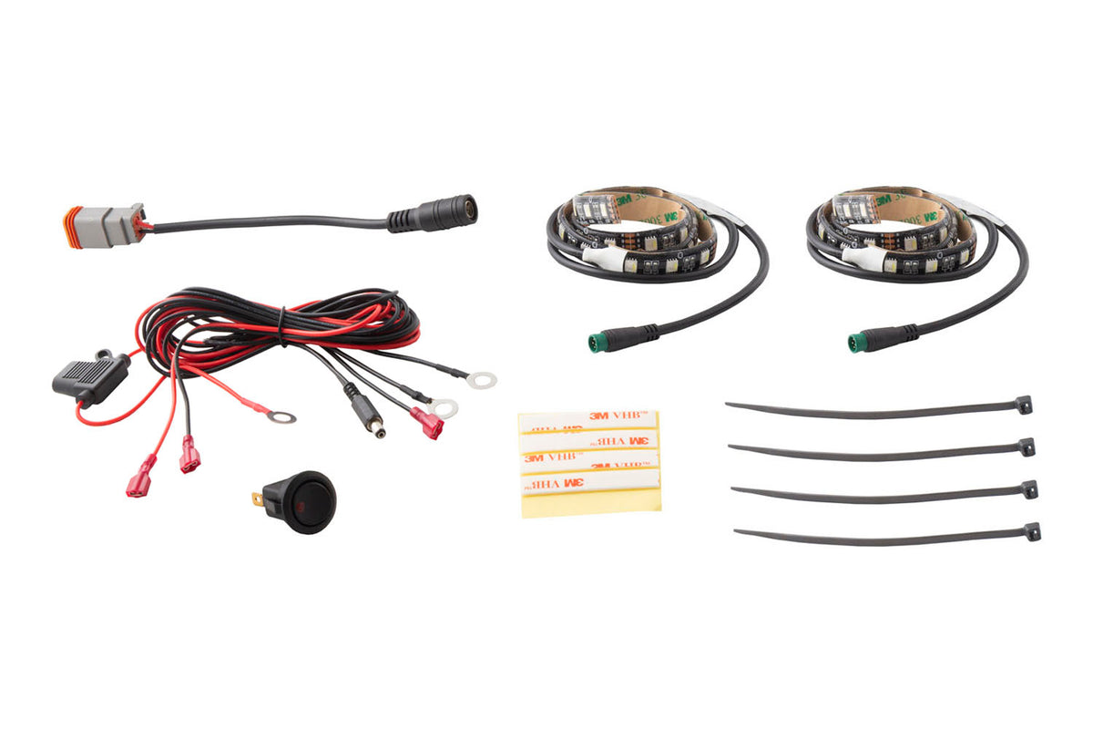 Diode Dynamics RGBW Grille Strip Kit 2pc