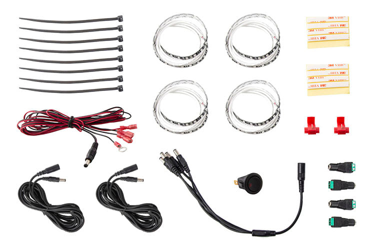 Diode Dynamics Cool White LED Footwell Kit 4pc