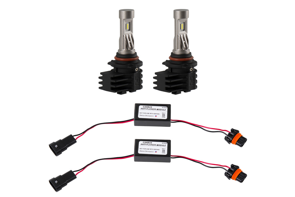 Diode Dynamics 9006/9012 White SL2 LED Bulbs (pair) with AntiFlicker Modules