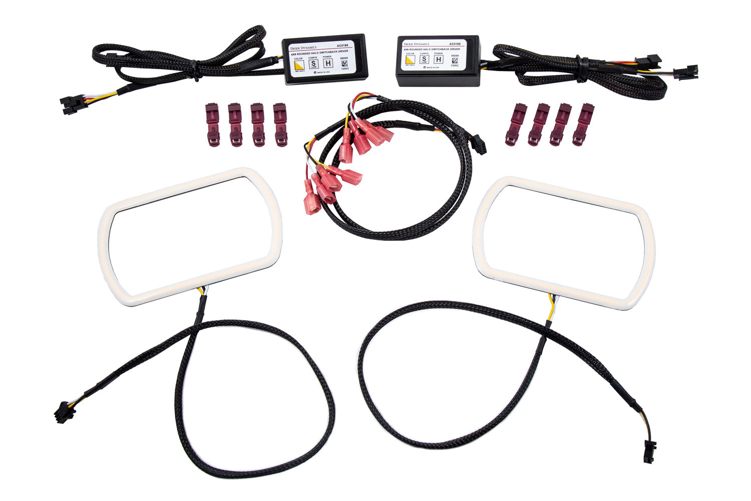 Diode Dynamics Halo 4x6 Rounded Switchback (pair)
