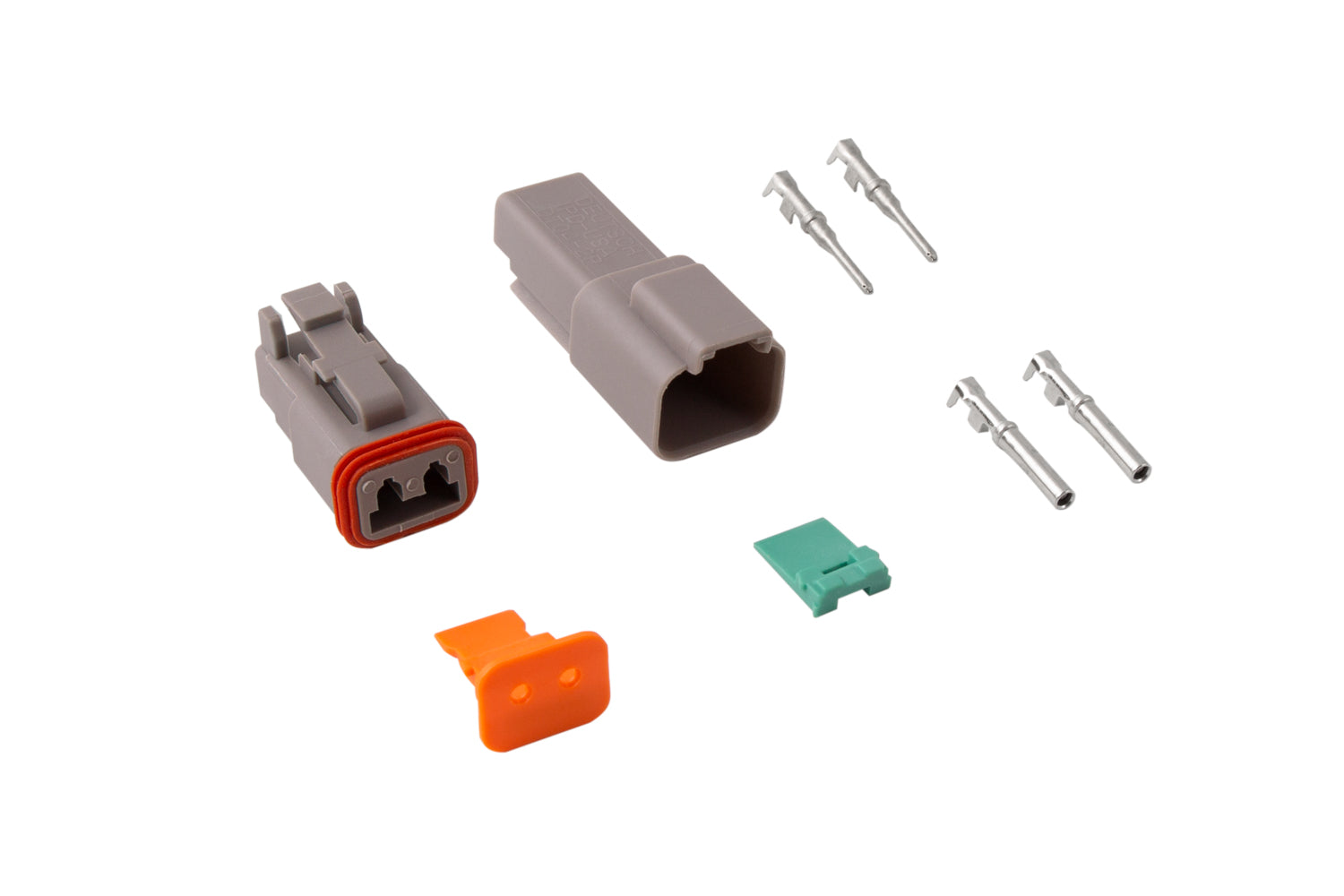 Diode Dynamics Deutsch Connector Kit 2-Pin (16-22 Gauge)