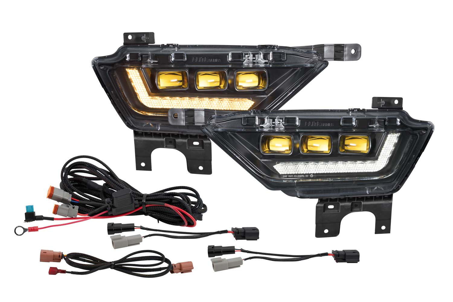 Diode Dynamics Elite Fog Lights for 2021-2023 Ford F-150 Yellow (pair)