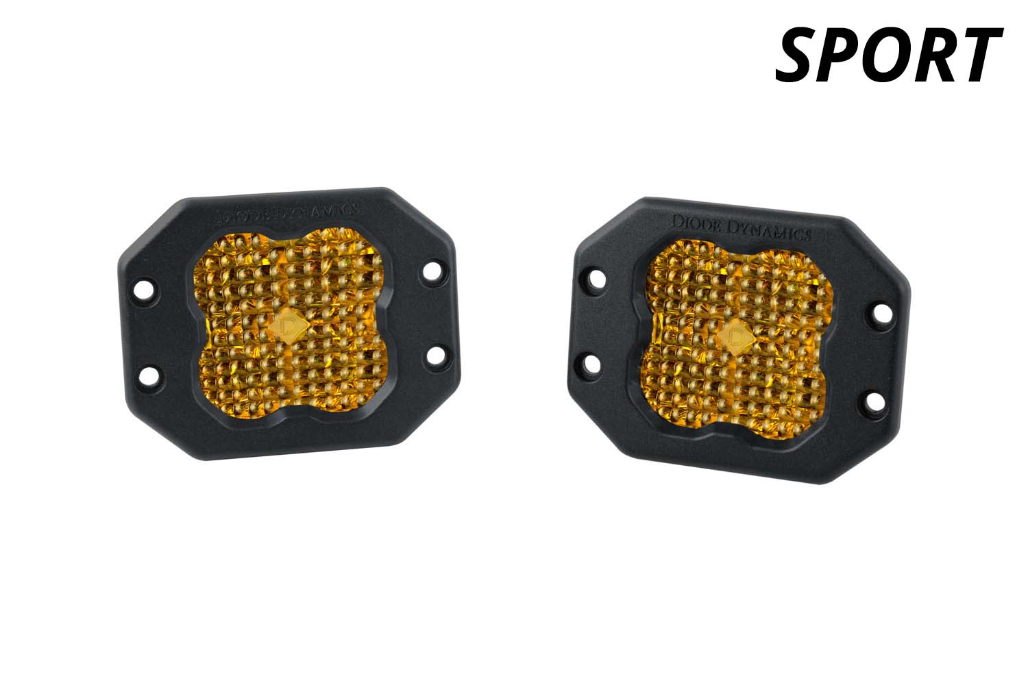 Diode Dynamics SS3 Sport ABL Yellow Combo Flush (pair)