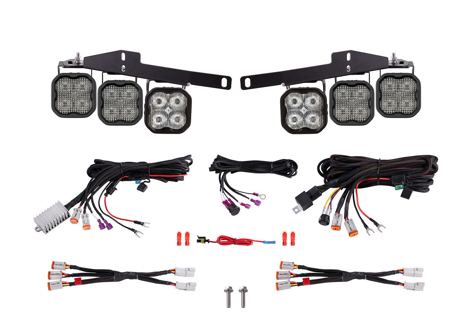 Diode Dynamics SS3 LED Fog Light Kit for 2017-2020 Ford Raptor White Pro