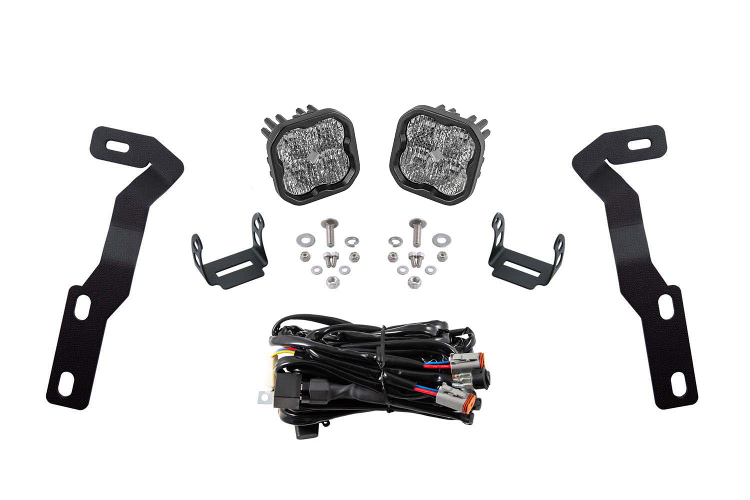 Diode Dynamics SS3 LED Ditch Light Kit for 2016-2023 Toyota Tacoma Sport White Combo
