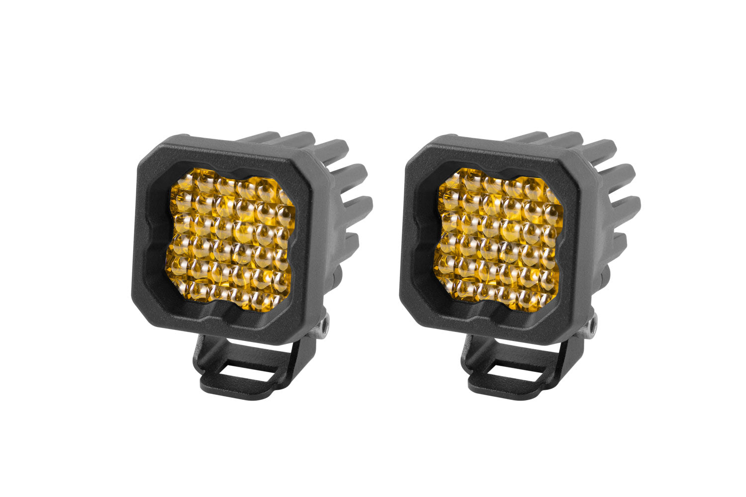 Diode Dynamics SSC1 LED Pod Sport Yellow Flood ABL (pair)