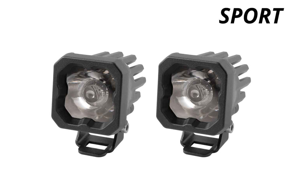 Diode Dynamics SSC1 LED Pod Sport White Wide ABL (pair)