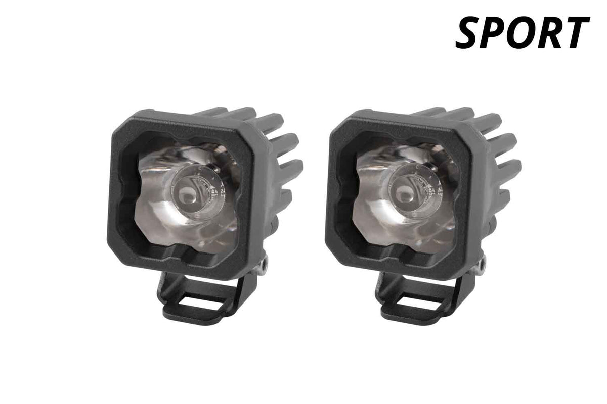 Diode Dynamics SSC1 LED Pod Sport White Wide ABL (pair)