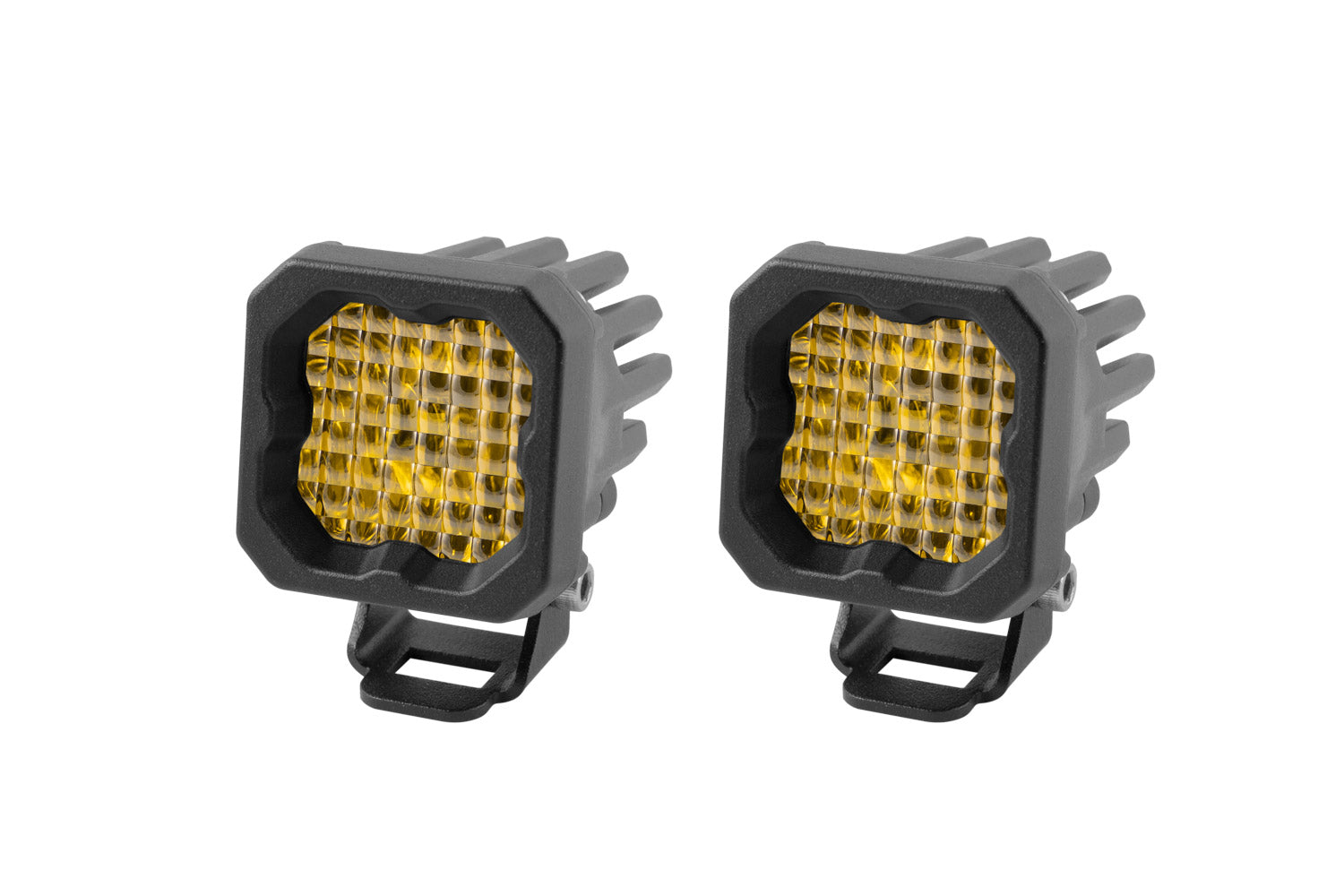 Diode Dynamics SSC1 LED Pod Pro Yellow Wide ABL (pair)