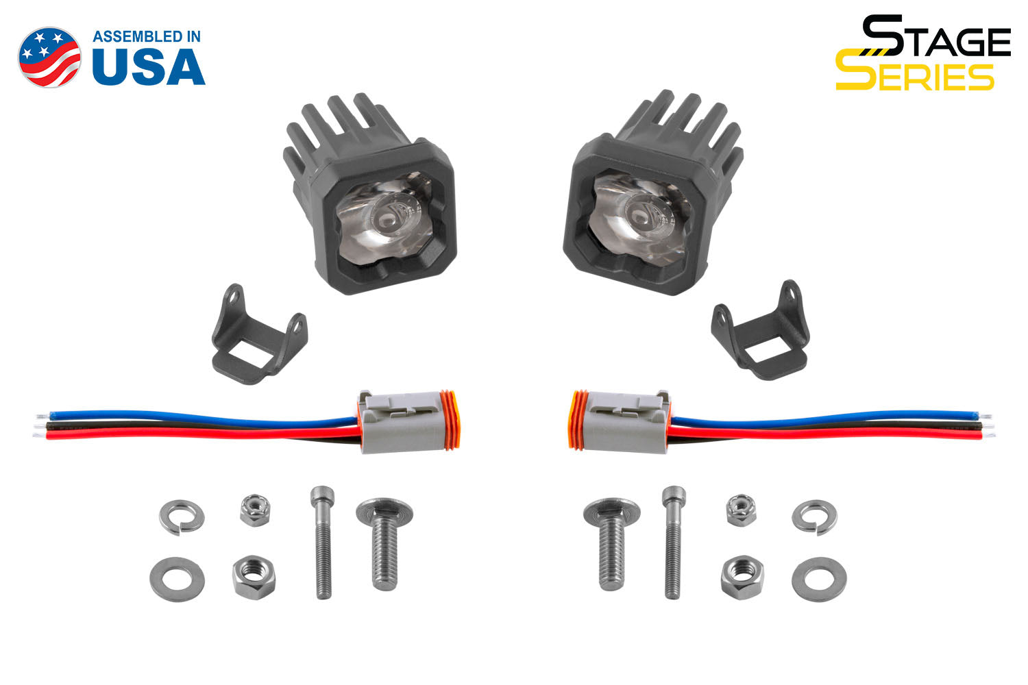 Diode Dynamics SSC1 LED Pod Pro White Spot ABL (pair)