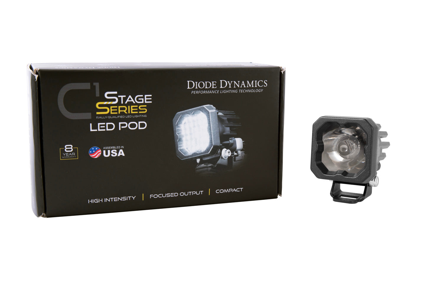 Diode Dynamics SSC1 LED Pod Pro White Spot RBL (single)