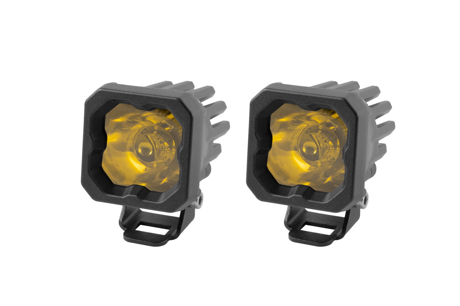 Diode Dynamics SSC1 LED Pod Pro Yellow Spot ABL (pair)