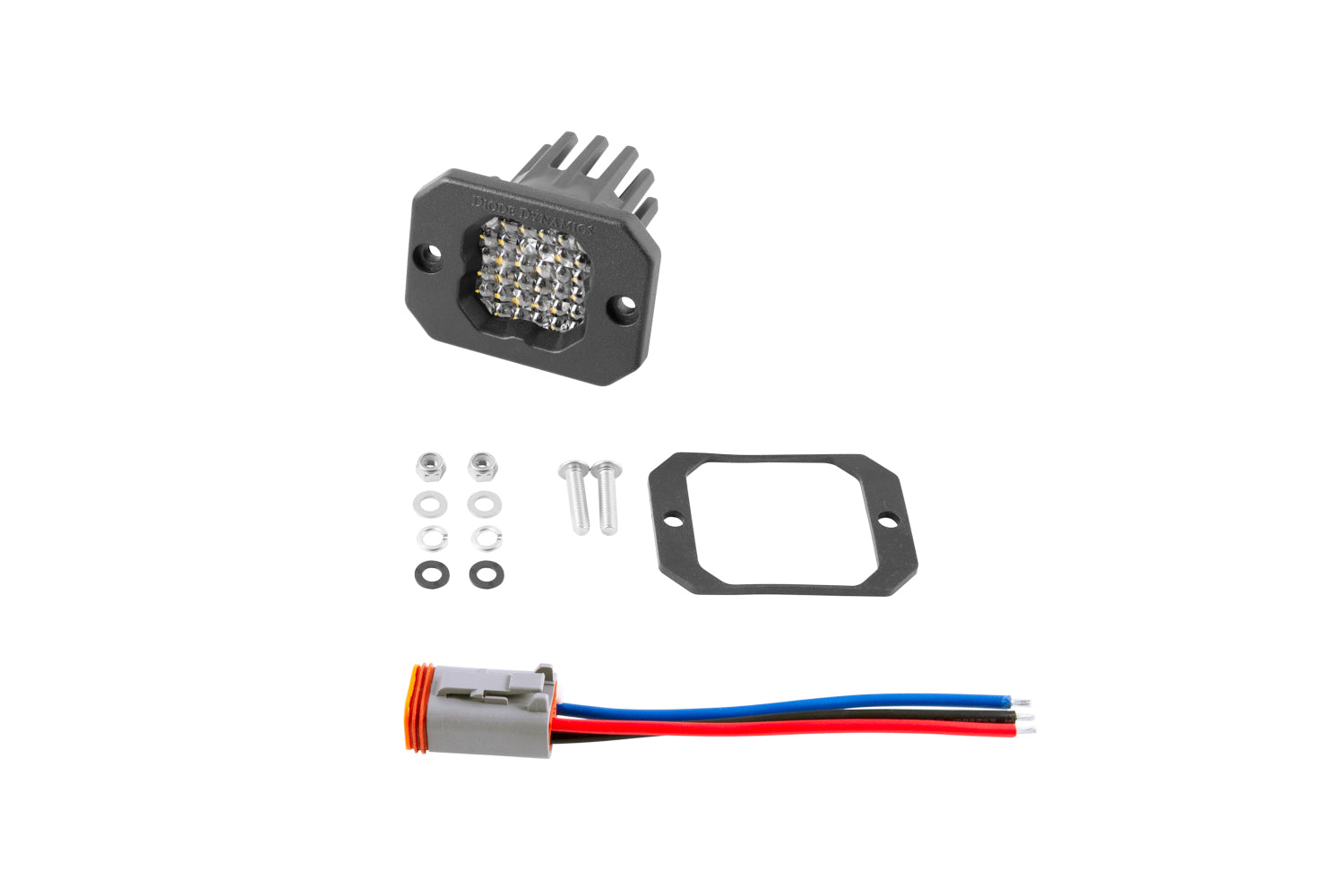 Diode Dynamics SSC1 LED Pod Pro White Flood Flush ABL (single)