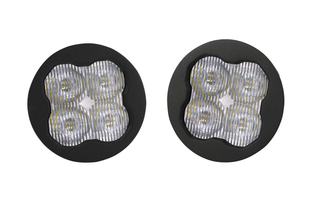 Diode Dynamics SS3 Max ABL White SAE Fog Round - No Brackets (pair)