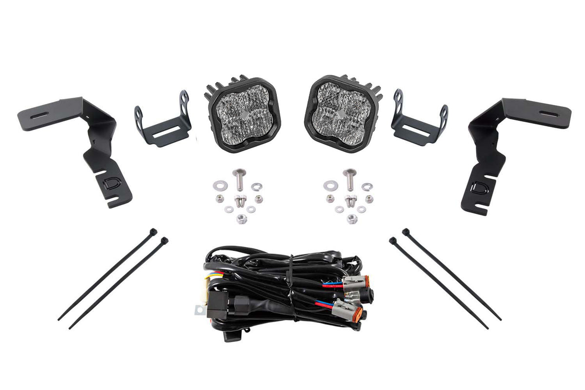 Diode Dynamics SS3 LED Ditch Light Kit for 2019-2021 Ford Ranger Pro White Combo