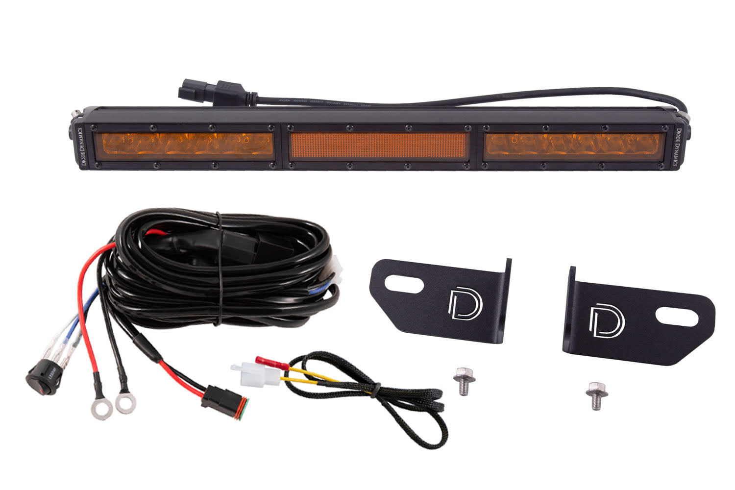 Diode Dynamics SS18 LED Lightbar Kit for 2019-2021 Ford Ranger Amber Combo