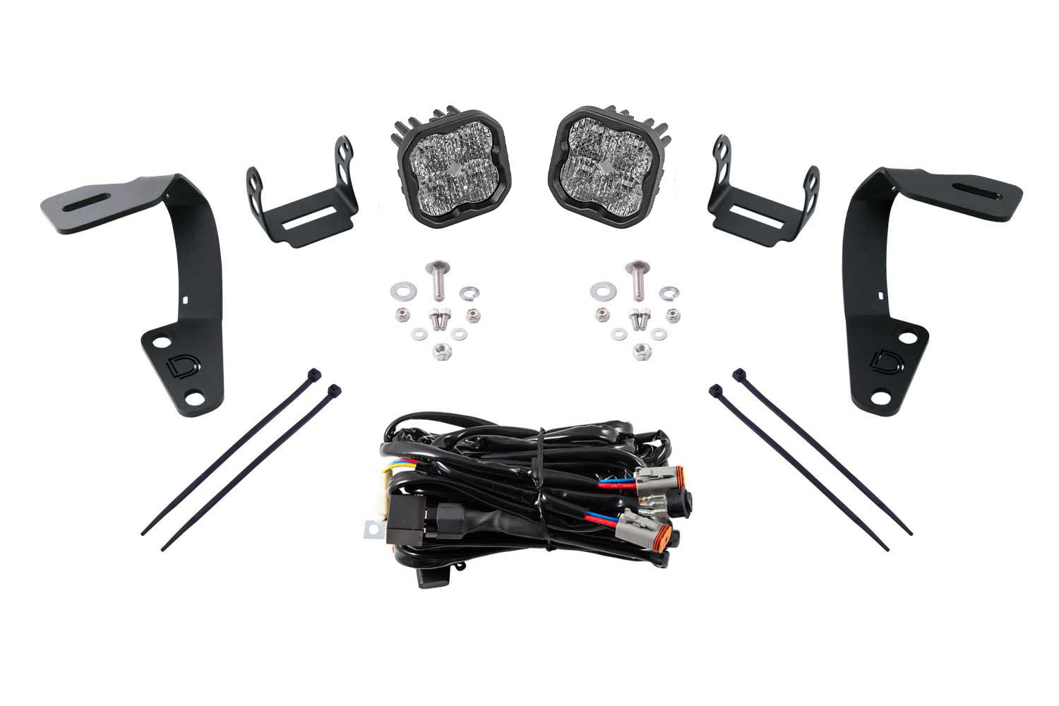 Diode Dynamics SS3 LED Ditch Light Kit for 2010-2024 Toyota 4Runner Pro White Combo