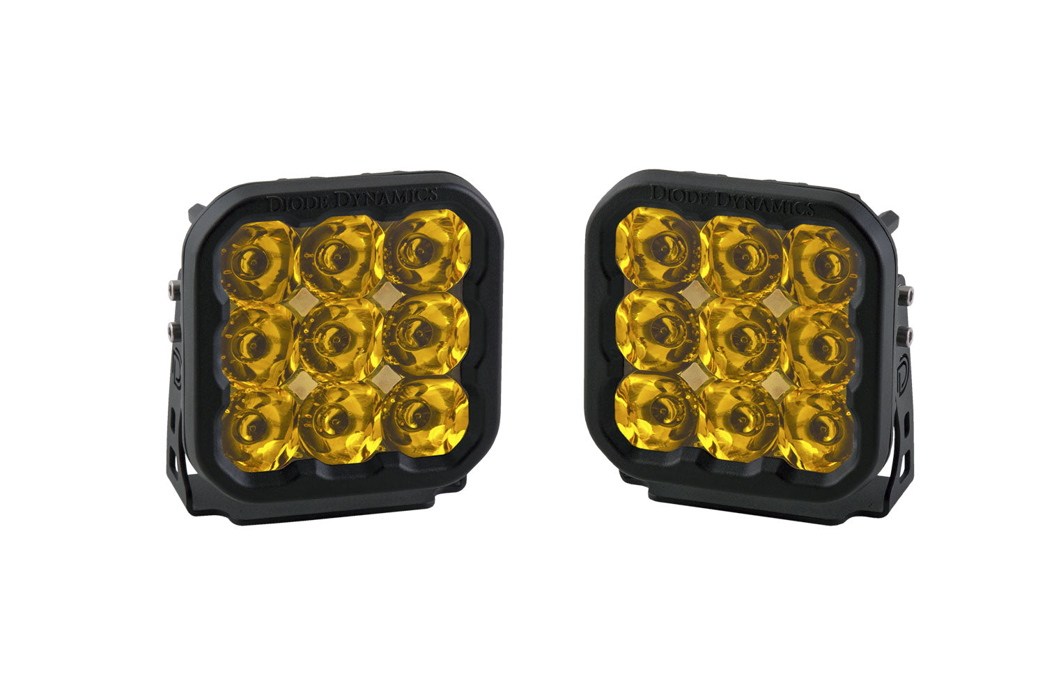 Diode Dynamics SS5 LED Pod Pro Yellow Spot (pair)