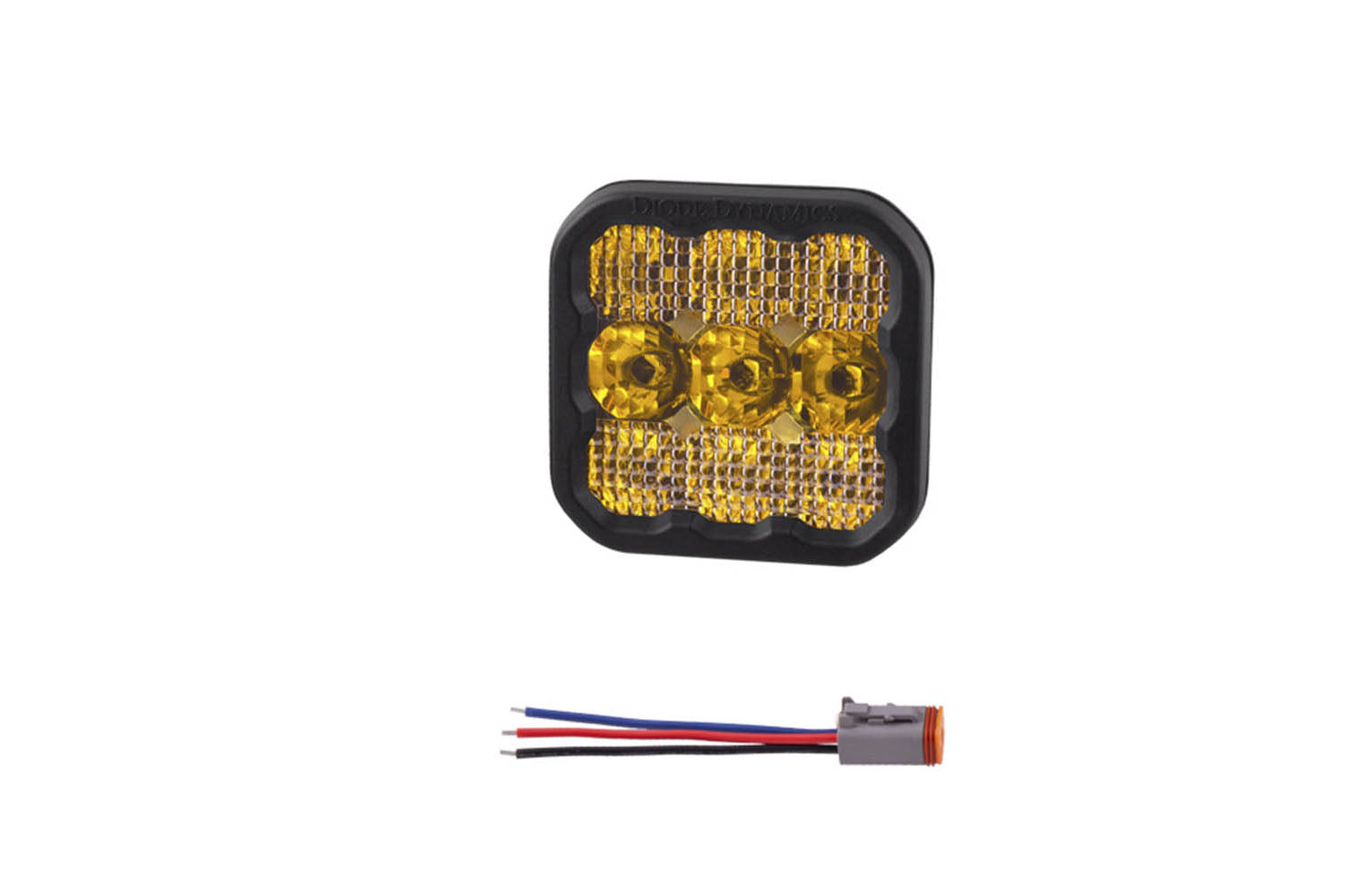 Diode Dynamics SS5 LED Pod Pro Yellow Combo - No Brackets (single)