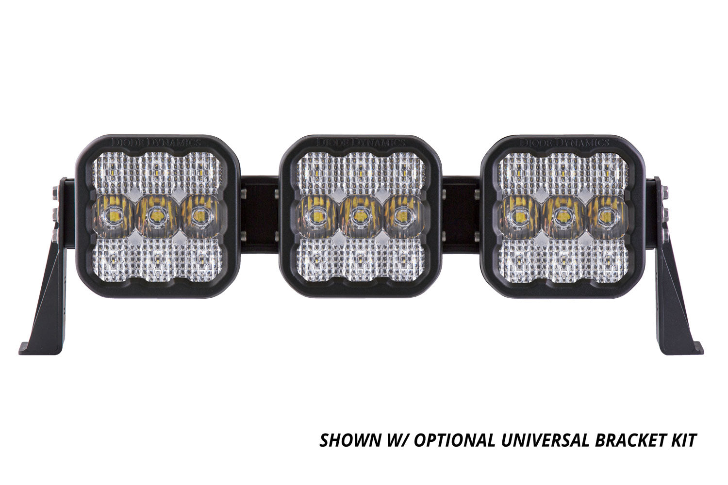 Diode Dynamics SS5 Sport Universal CrossLink 3-Pod Lightbar White Combo