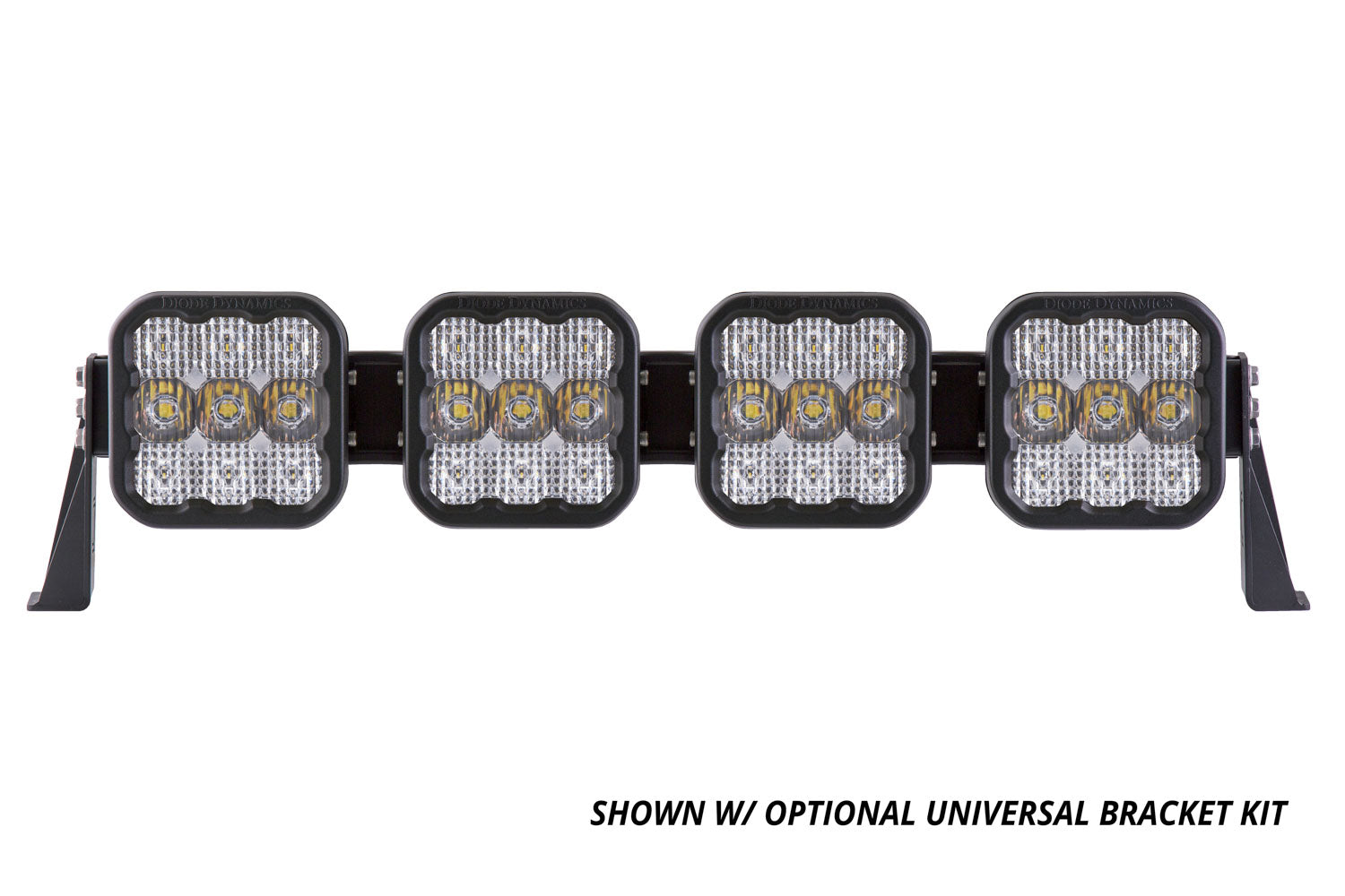Diode Dynamics SS5 Sport Universal CrossLink 4-Pod Lightbar White Driving