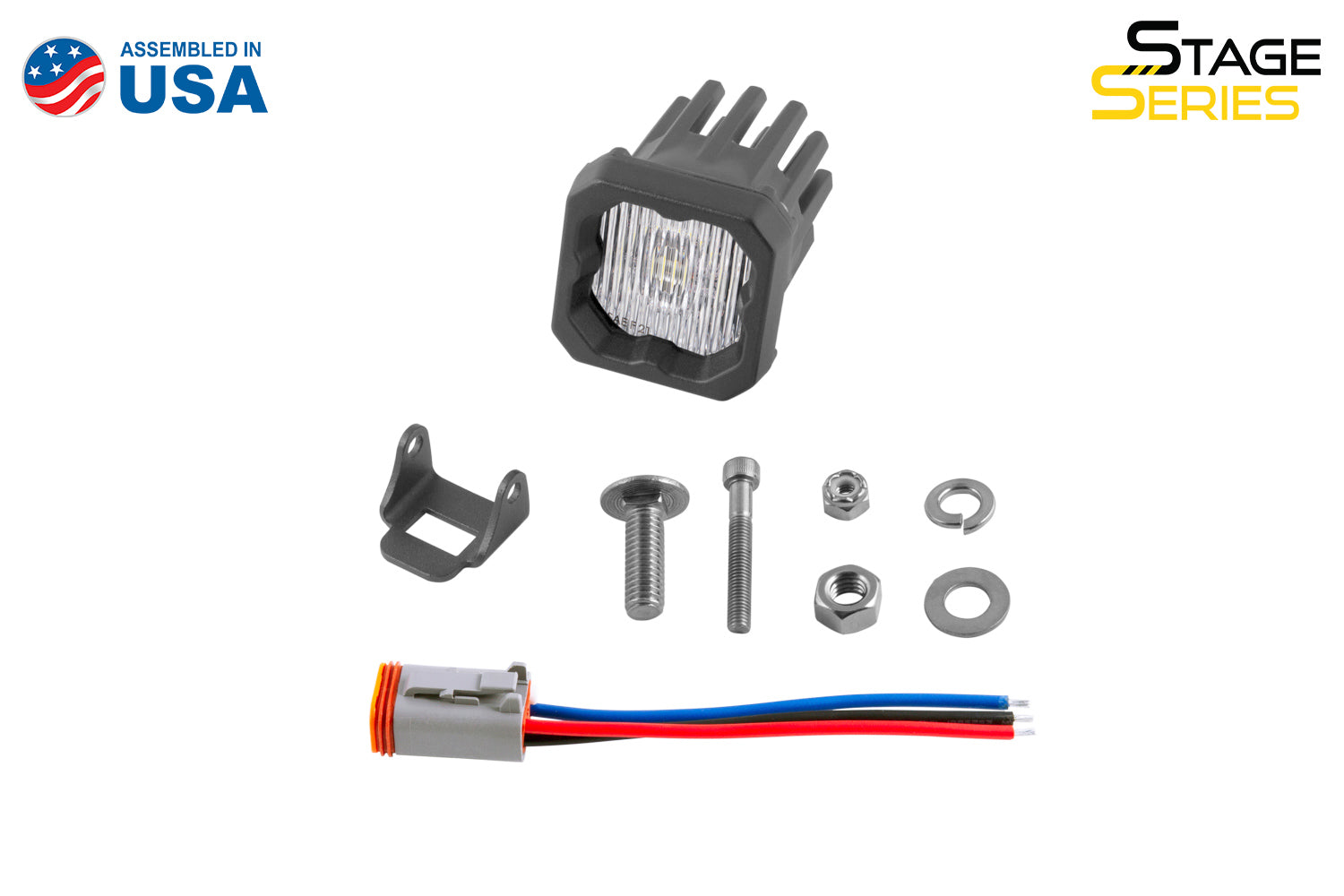 Diode Dynamics SSC1 LED Pod White SAE Fog ABL (one)