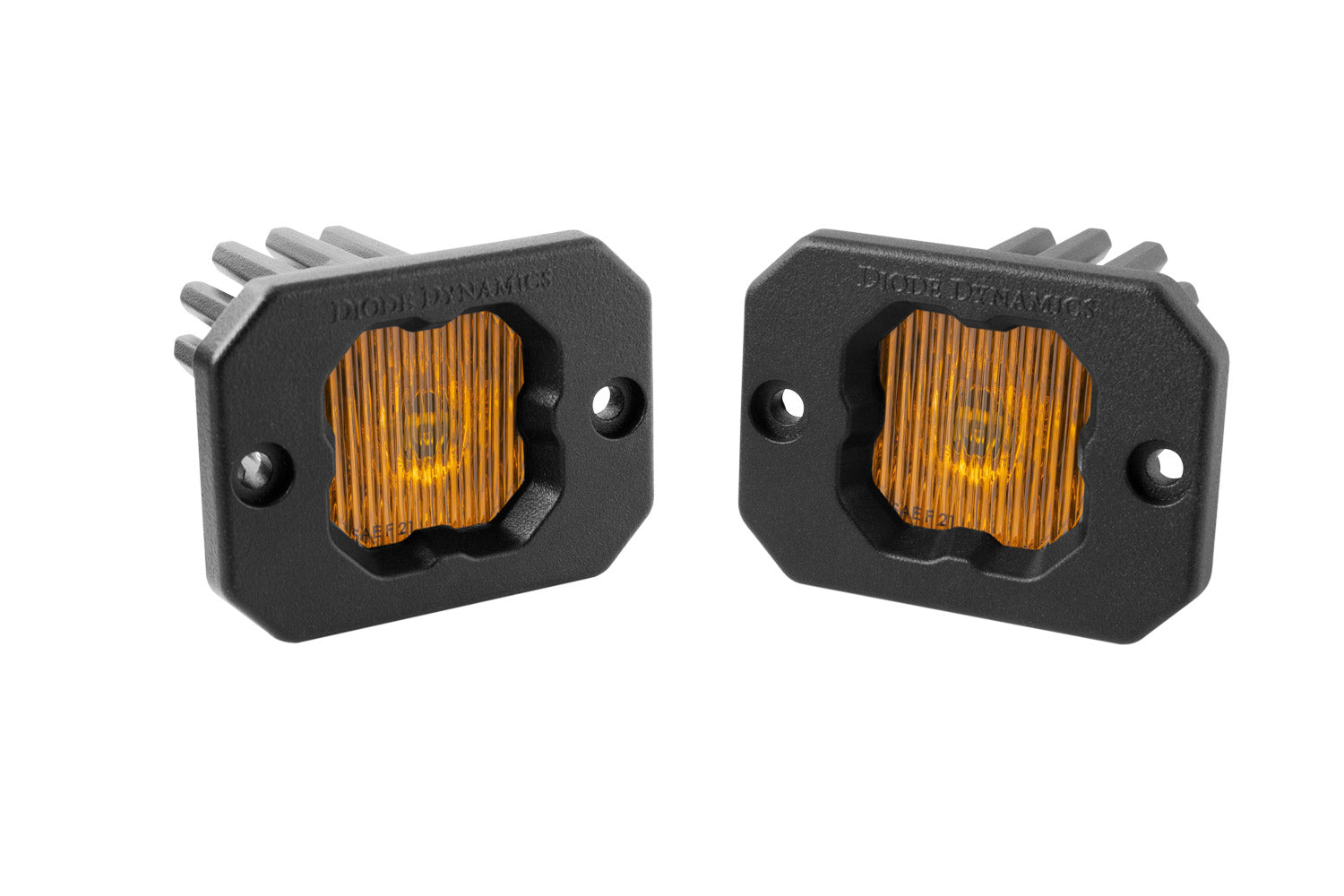 Diode Dynamics SSC1 LED Pod Yellow SAE Fog Flush ABL (pair)