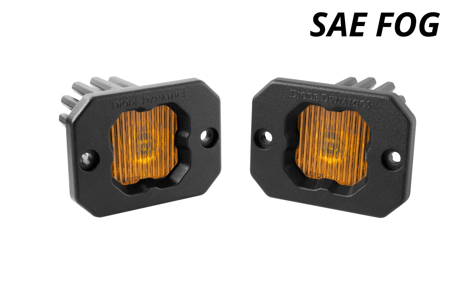Diode Dynamics SSC1 LED Pod Yellow SAE Fog Flush ABL (pair)