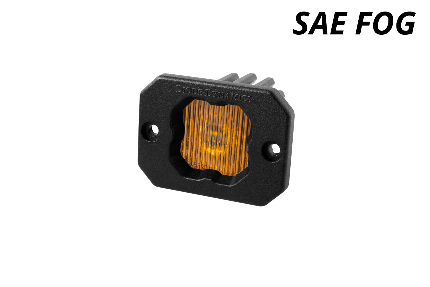 Diode Dynamics SSC1 LED Pod Yellow SAE Fog Flush ABL (one)