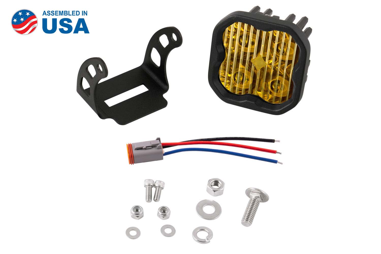 Diode Dynamics SS3 Sport ABL Yellow Combo (single)