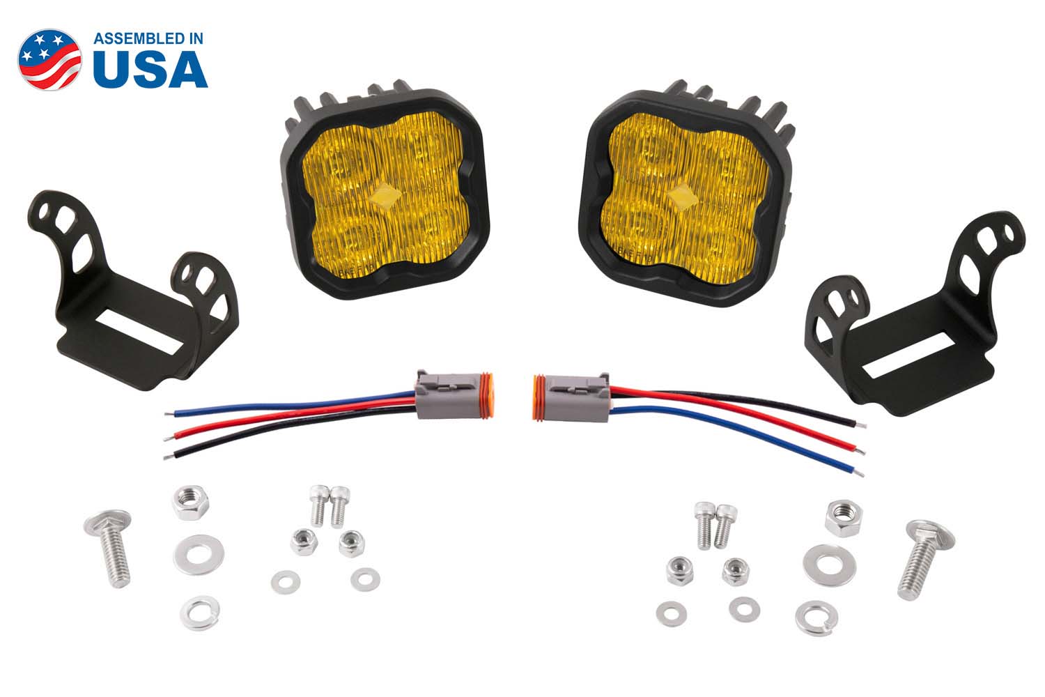 Diode Dynamics SS3 Pro ABL Yellow Combo (pair)