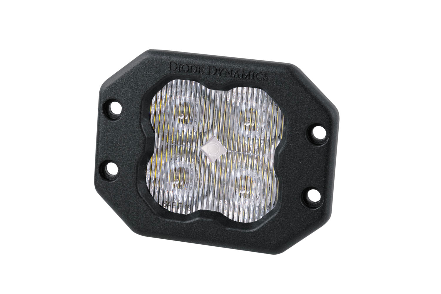 Diode Dynamics SS3 Pro ABL White SAE Fog Flush (single)