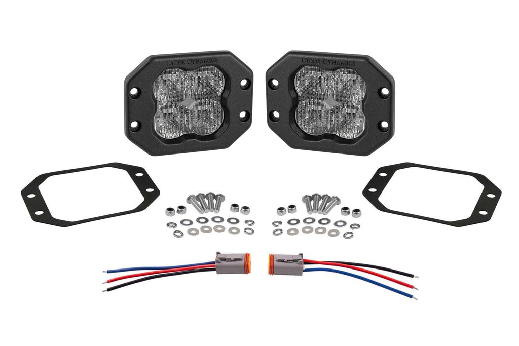 Diode Dynamics SS3 Pro ABL White Combo Flush (pair)