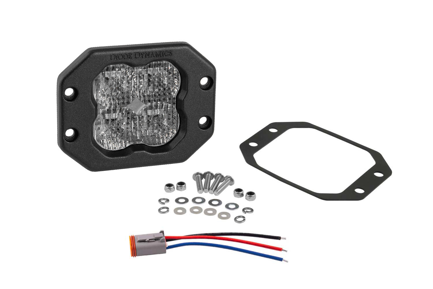 Diode Dynamics SS3 Pro RBL White Combo Flush (single)