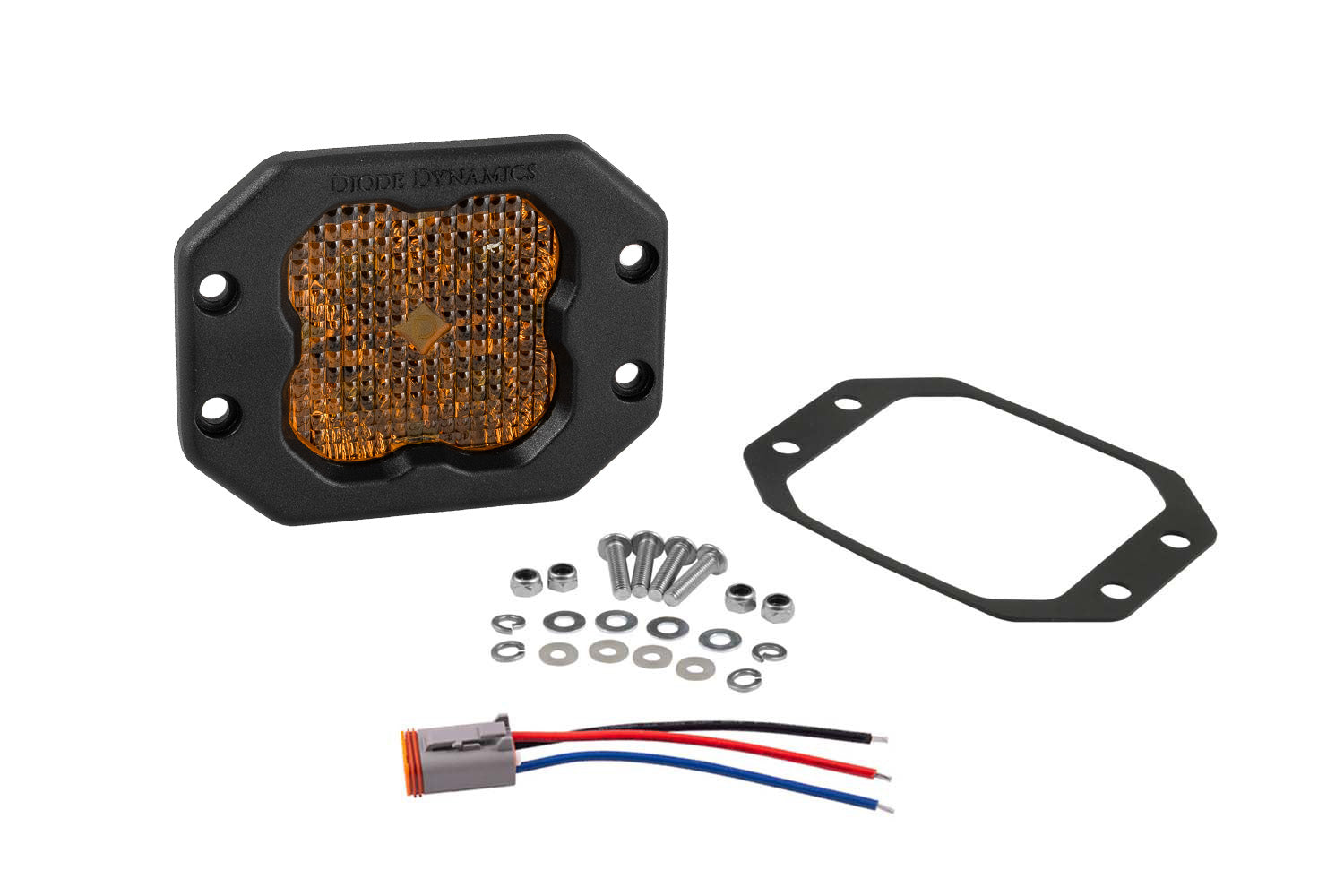 Diode Dynamics SS3 Sport ABL Yellow Combo Flush (single)