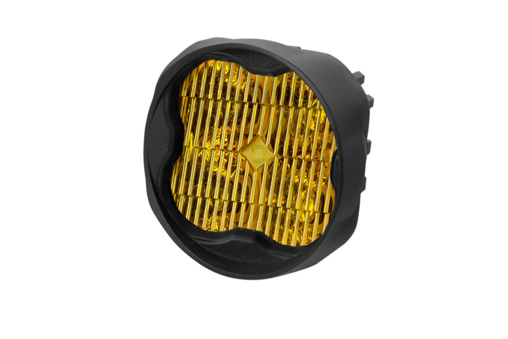 Diode Dynamics SS3 Pro ABL Yellow SAE Fog Angled RH - No Brackets (single)