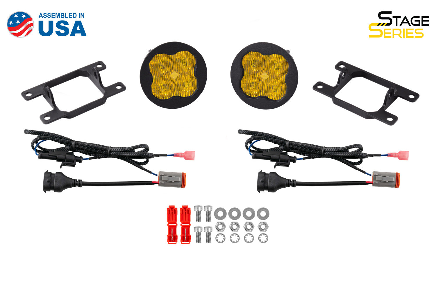 Diode Dynamics SS3 Max Type A Kit ABL Yellow SAE Fog