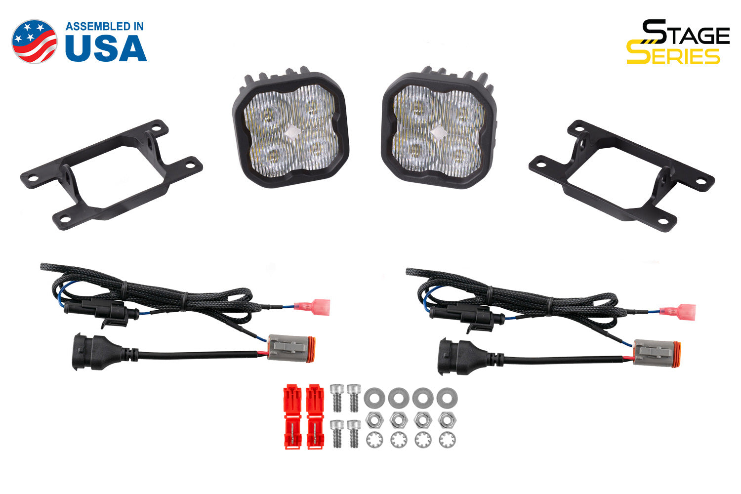 Diode Dynamics SS3 Max Type AS Kit ABL Yellow SAE Fog