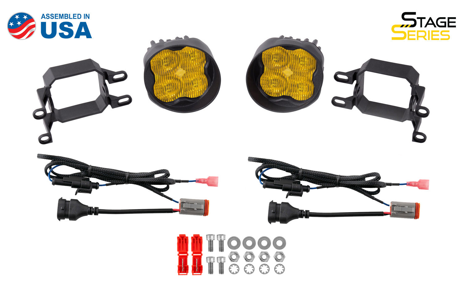 Diode Dynamics SS3 Pro Type B Kit ABL Yellow SAE Fog