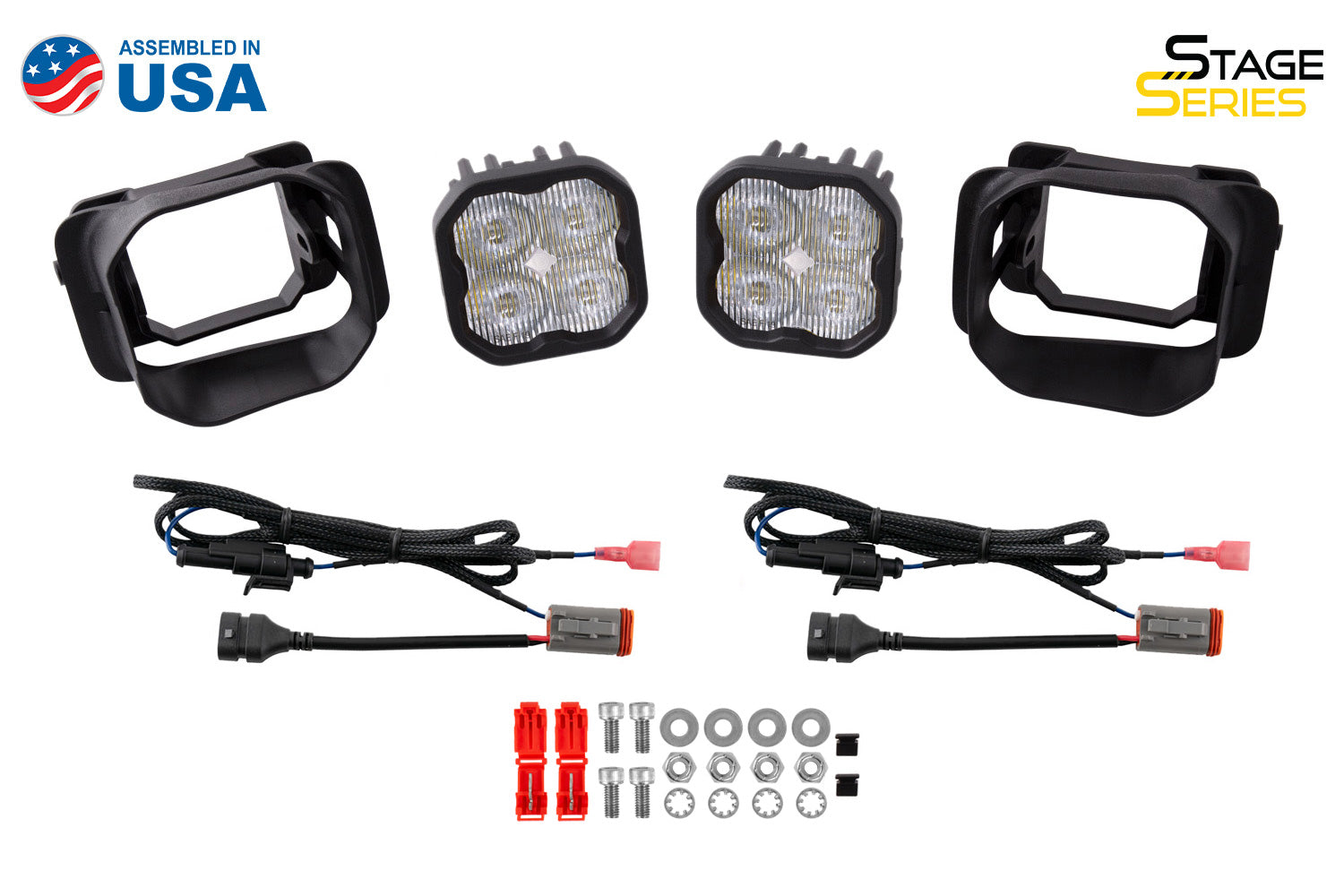 Diode Dynamics SS3 Max Type F2 Kit ABL Yellow SAE Fog