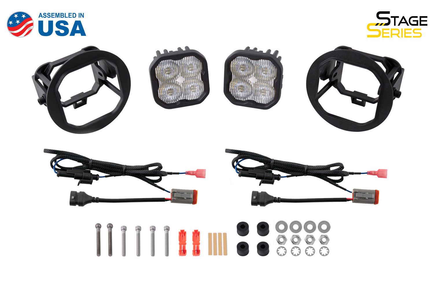 Diode Dynamics SS3 Sport Type FT Kit ABL Yellow SAE Fog