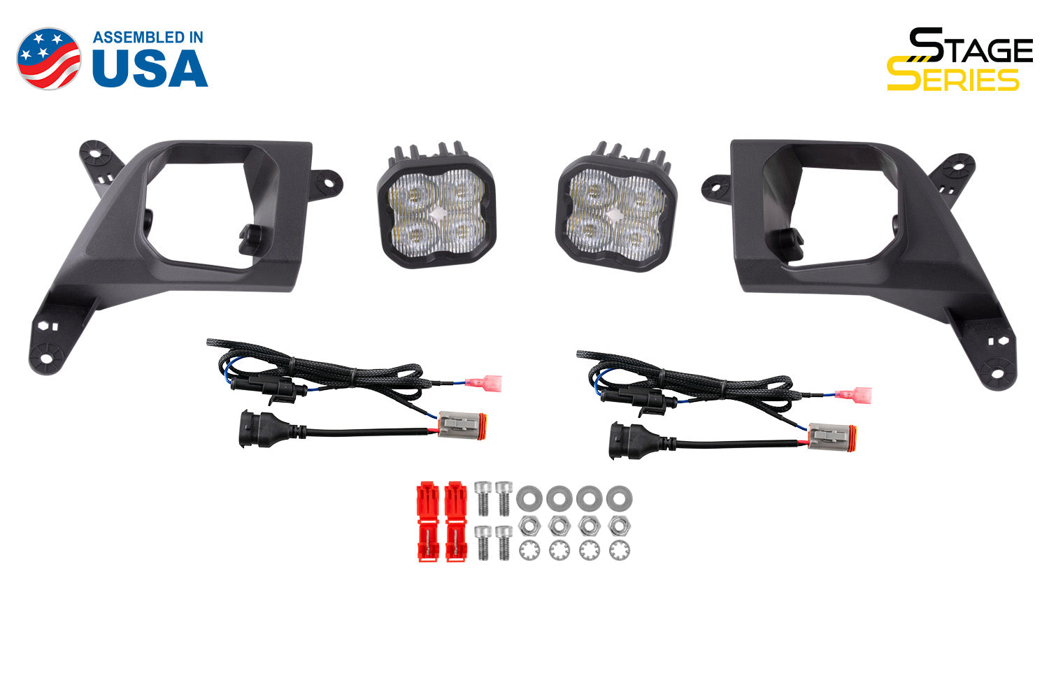 Diode Dynamics SS3 Sport Type SV2 Kit ABL Yellow SAE Fog