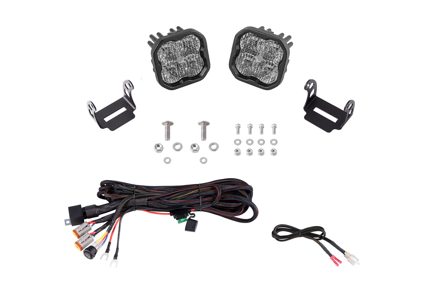Diode Dynamics SS3 LED Ditch Light Kit for 2021+ Ford Bronco Pro White Combo