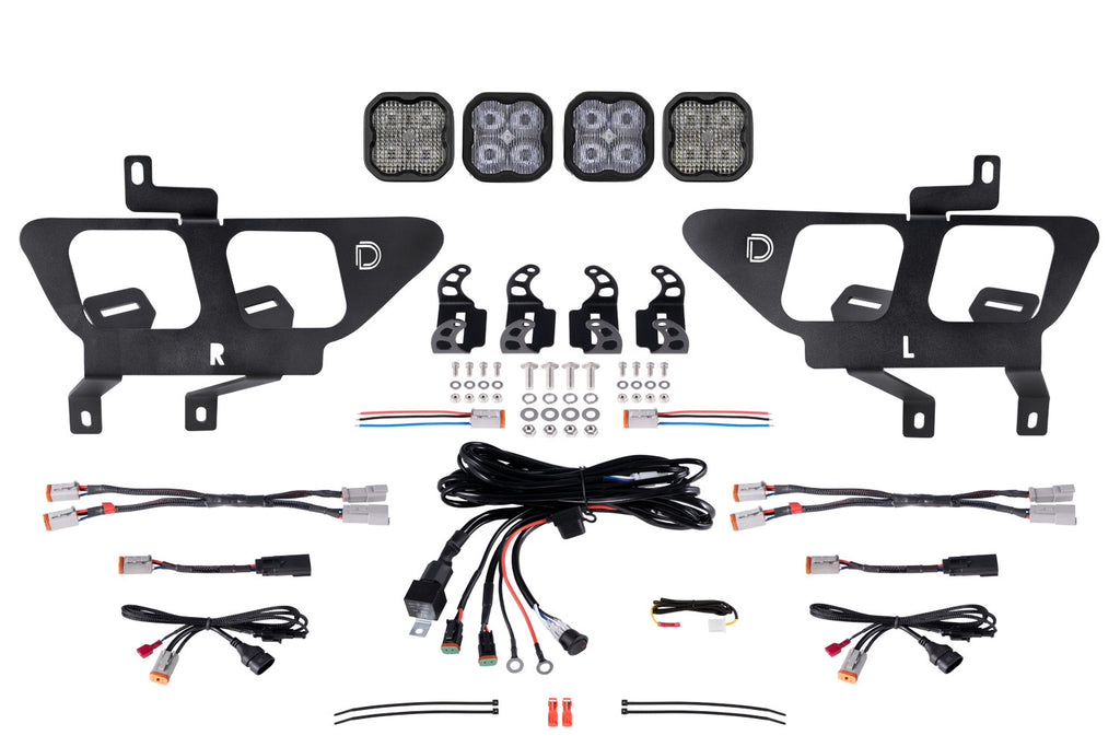 Diode Dynamics SS3 LED Fog Pocket Kit for 2021-2023 Ford F-150 White Max