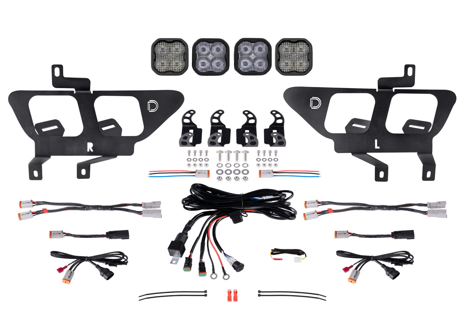 Diode Dynamics SS3 LED Fog Pocket Kit for 2021-2023 Ford F-150 White Max